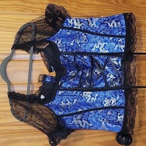 2-Piece Saloon Girl Halloween Costume